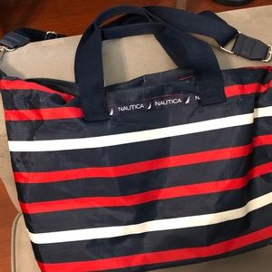Nautica Red, White, and Blue Satchel Bag